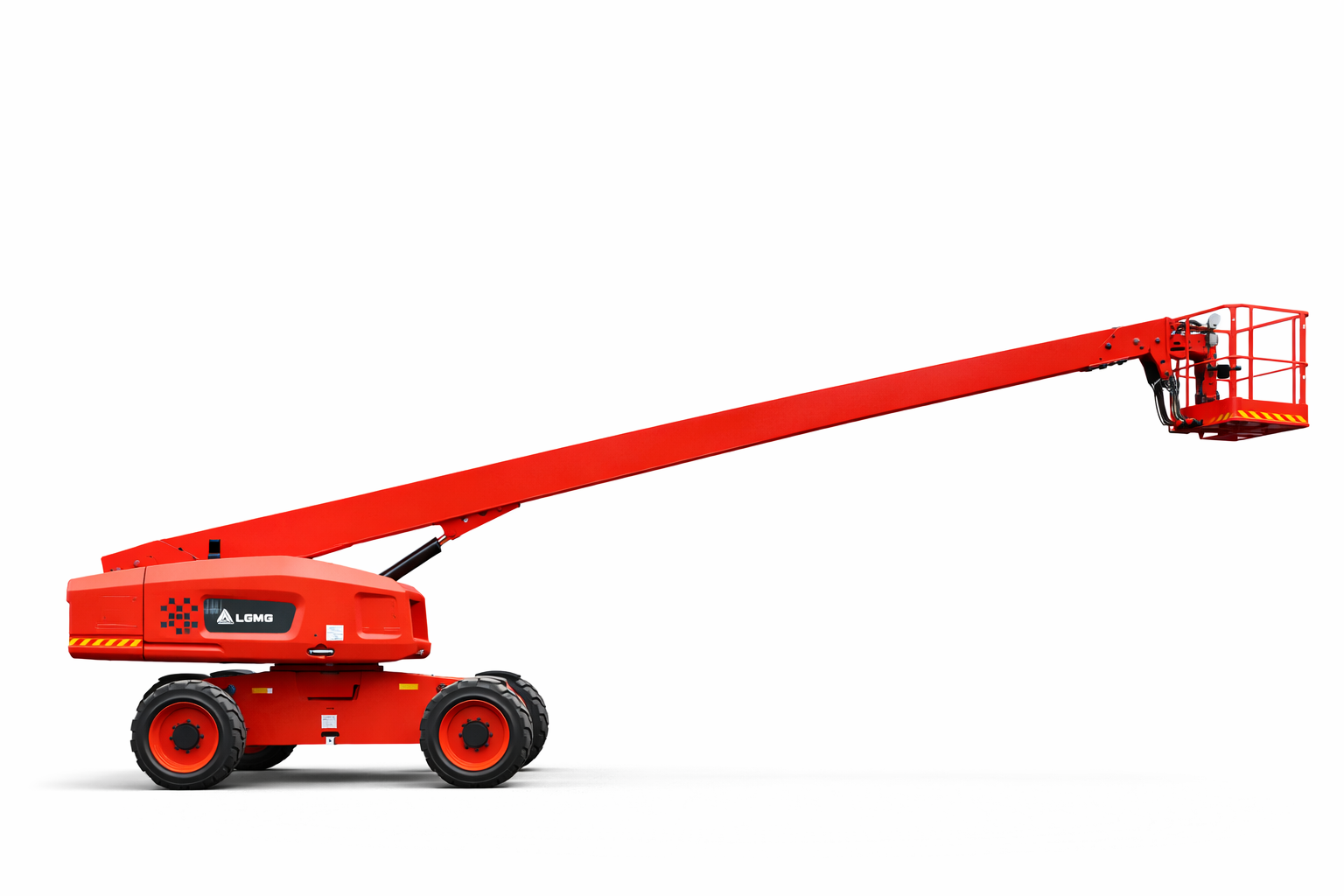 80 ft telescopic boom lift rental for high reach construction projects in Houston Texas